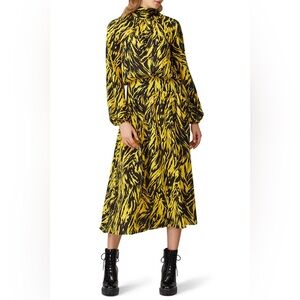 No 21 yellow zebra print dress